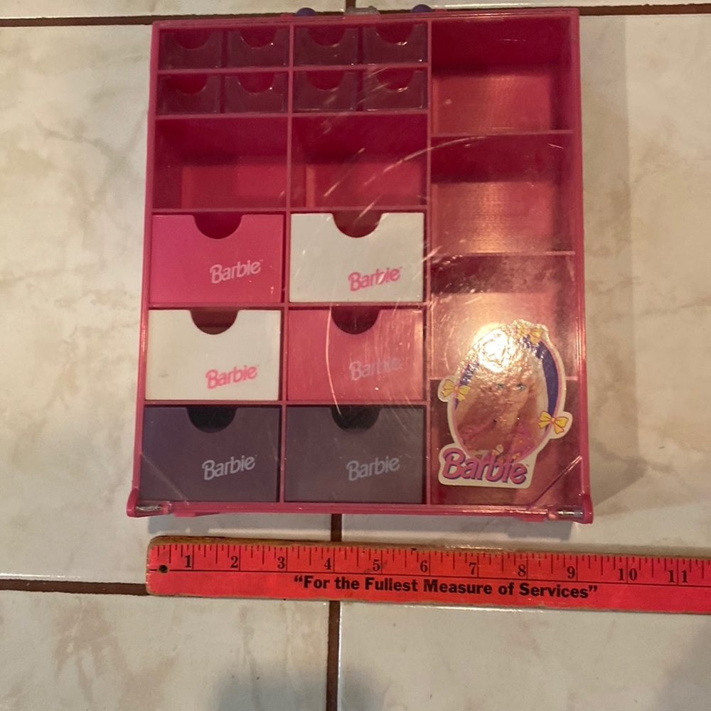 Vintage Barbie Accessory Case
